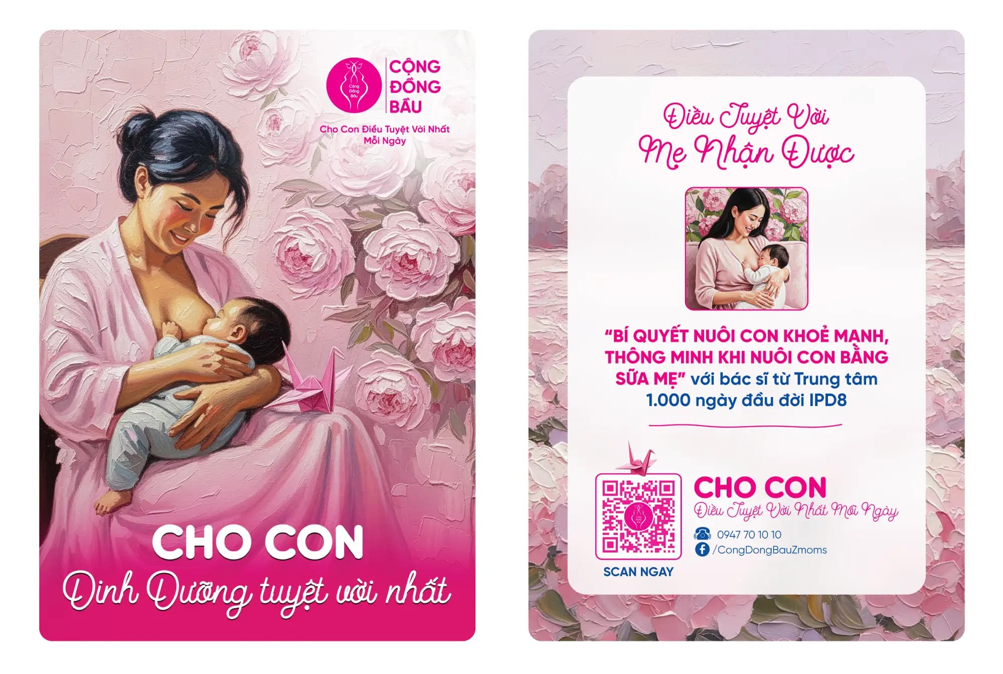 CHO CON CẢM NHẬN TÌNH YÊU CỦA MẸ