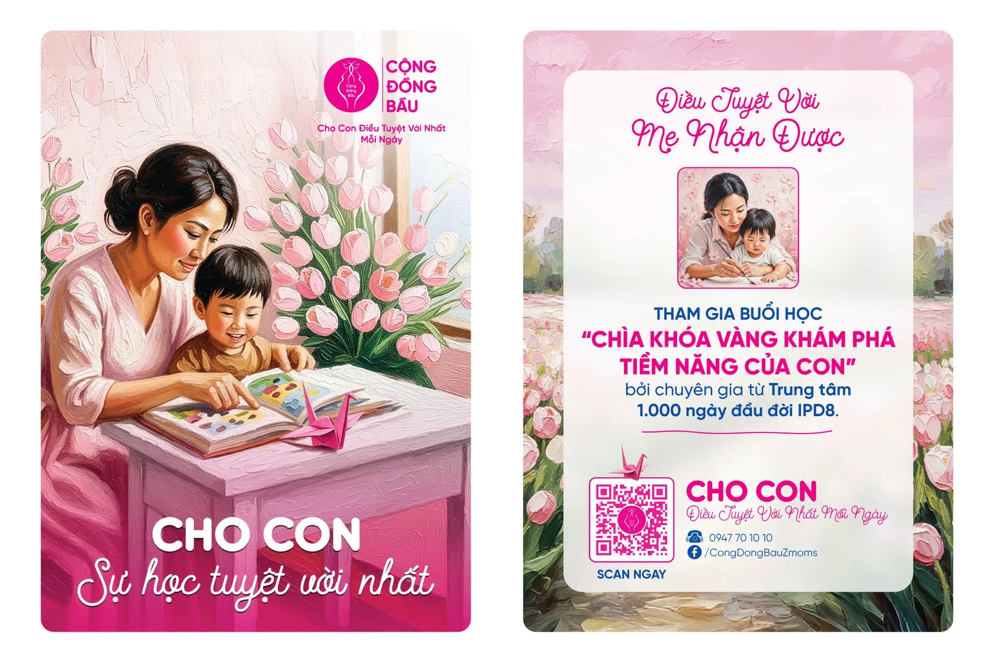 CHO CON CÁI NÔI NUÔI DƯỠNG TRÍ TUỆ HOÀN HẢO NHẤT