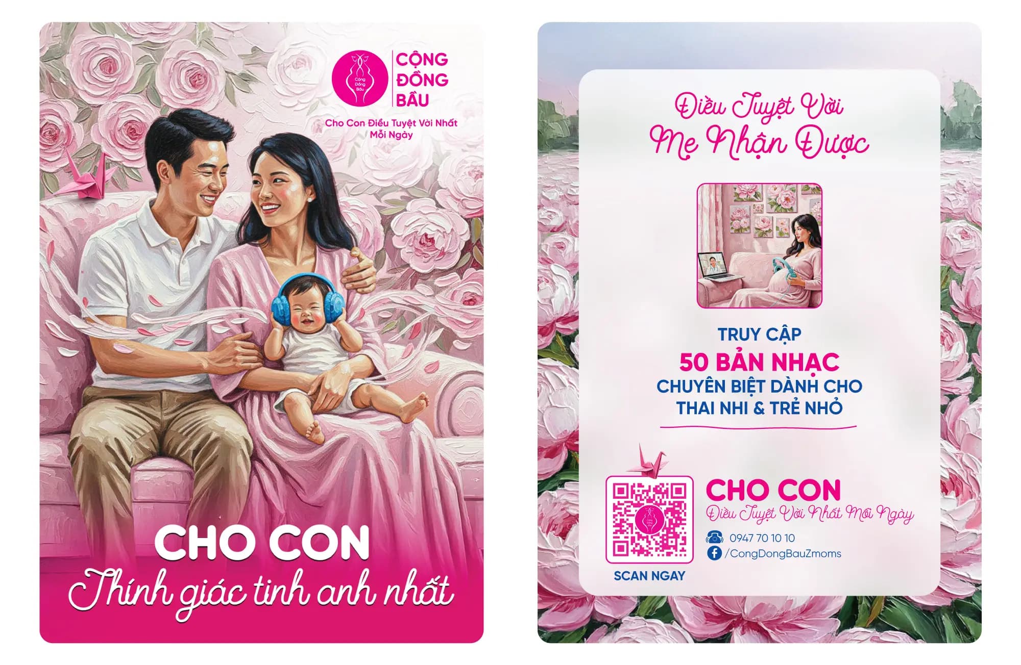 CHO CON THÍNH GIÁC TINH ANH NHẤT